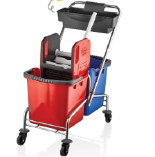 Carucior curatenie profesional Duo Cromat  AQAS